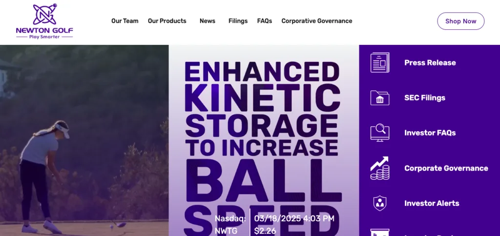 Newtongolf US Golf Business